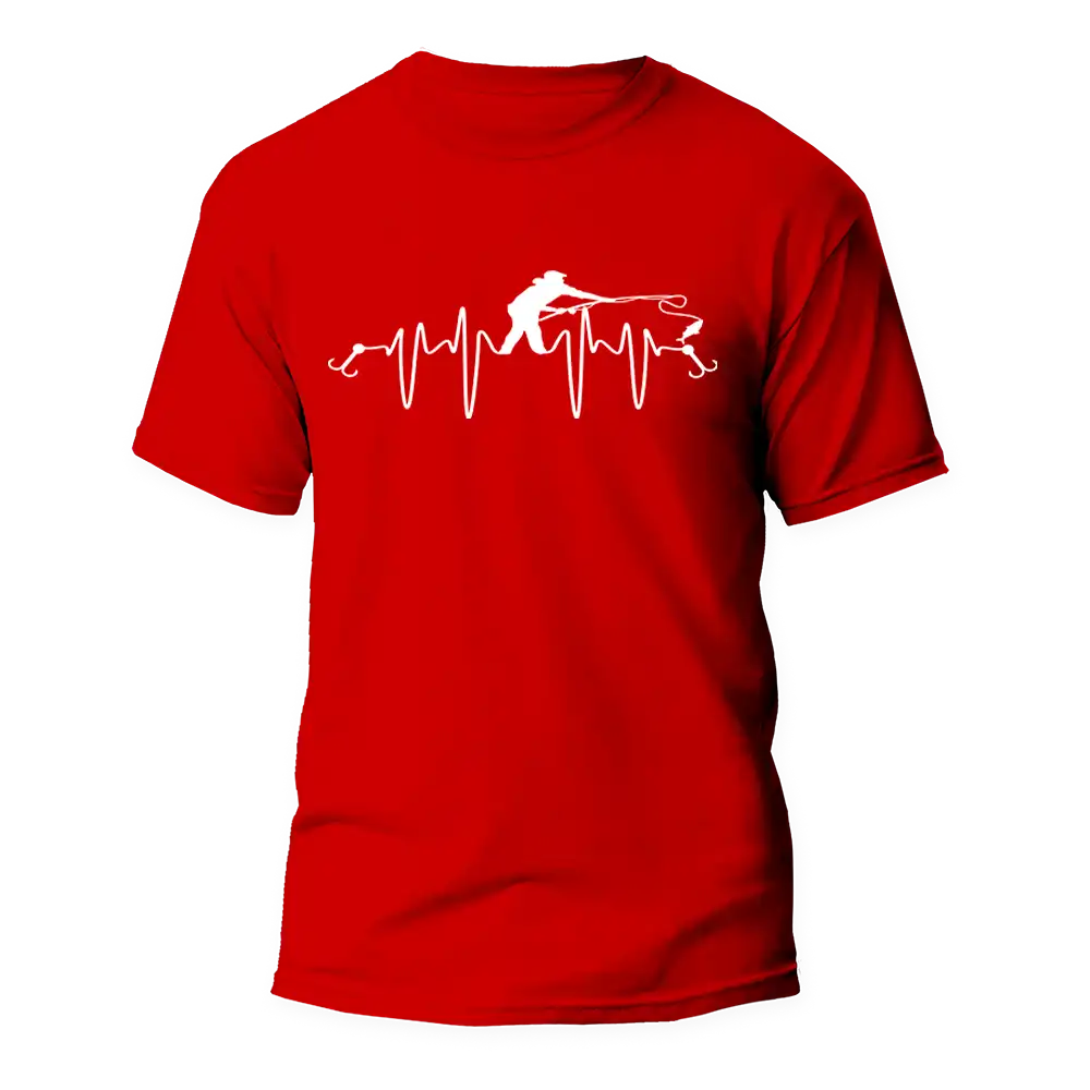 T-shirt Homme Battant le Cœur de Pêcheur