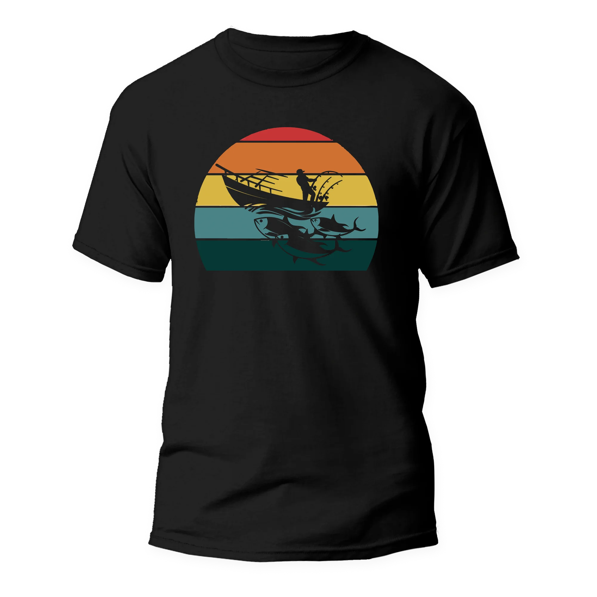 T-shirt Homme Bateau de Pêche