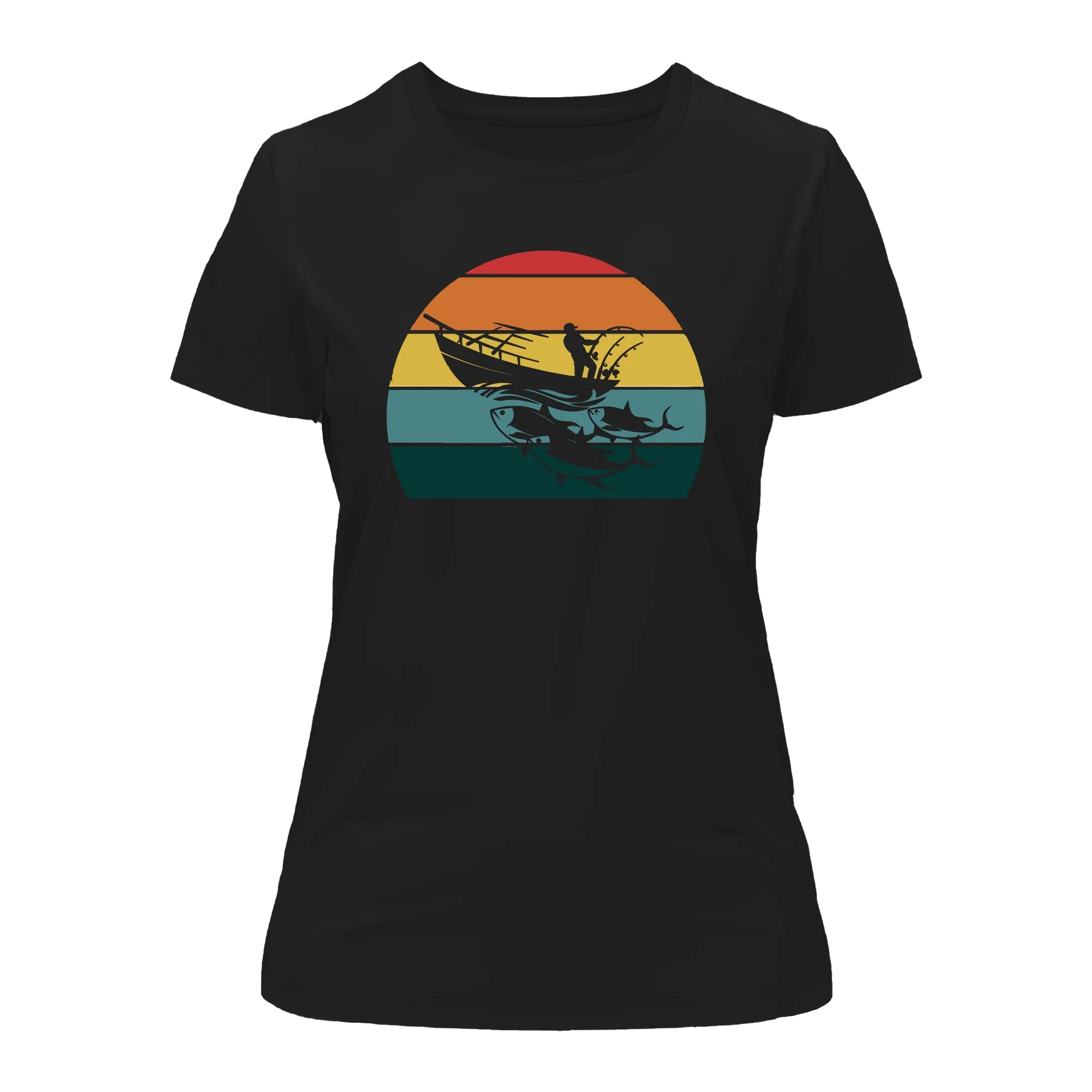 Camiseta de barco pesquero para mujer