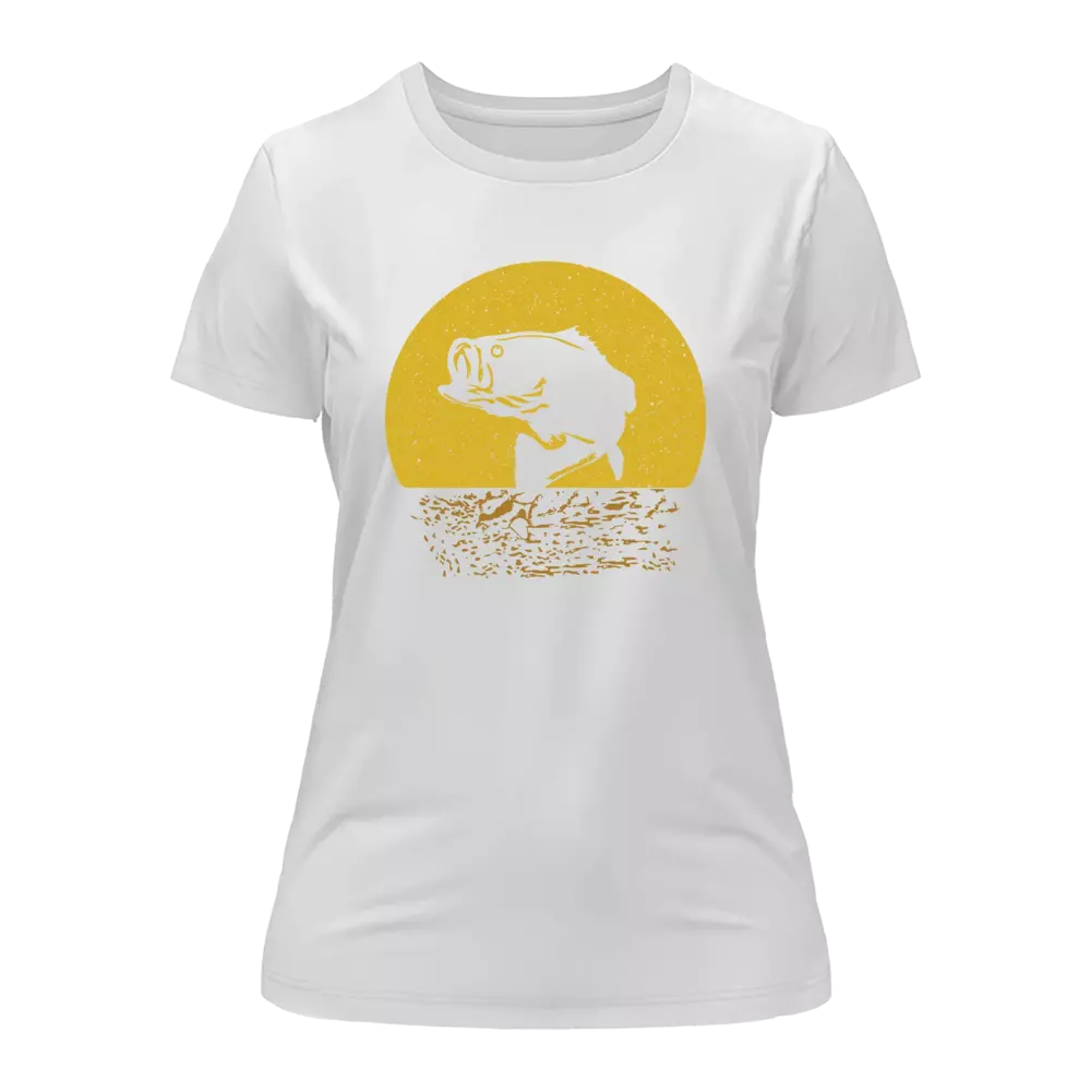 T-shirt de pêche pour femme