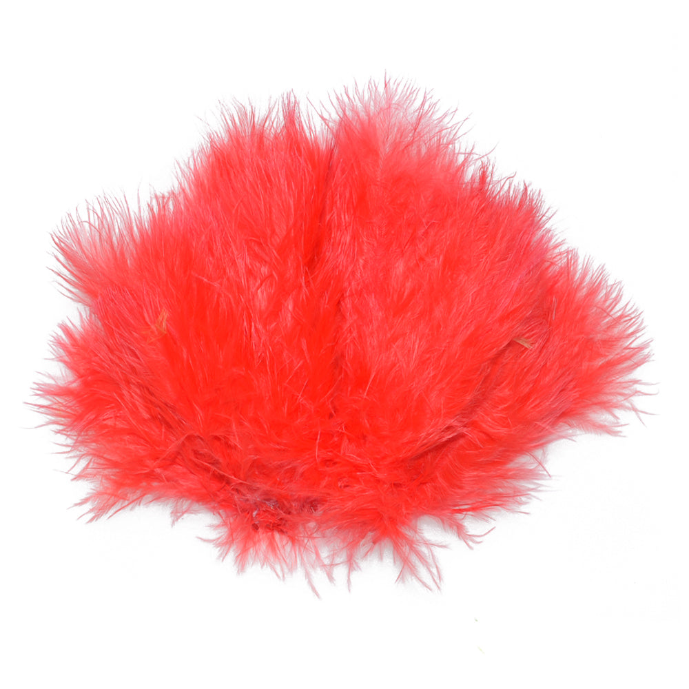 Materiales para atar moscas - Seleccione colores fluorescentes Woolly Bugger Marabou - 1/8 onza