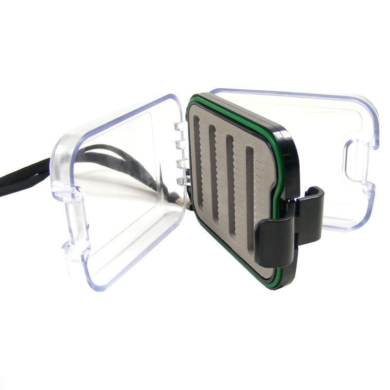 Caja minimalista para pesca con mosca con cordón para el bolsillo de la camisa - Day Tripper Trout Fly Box