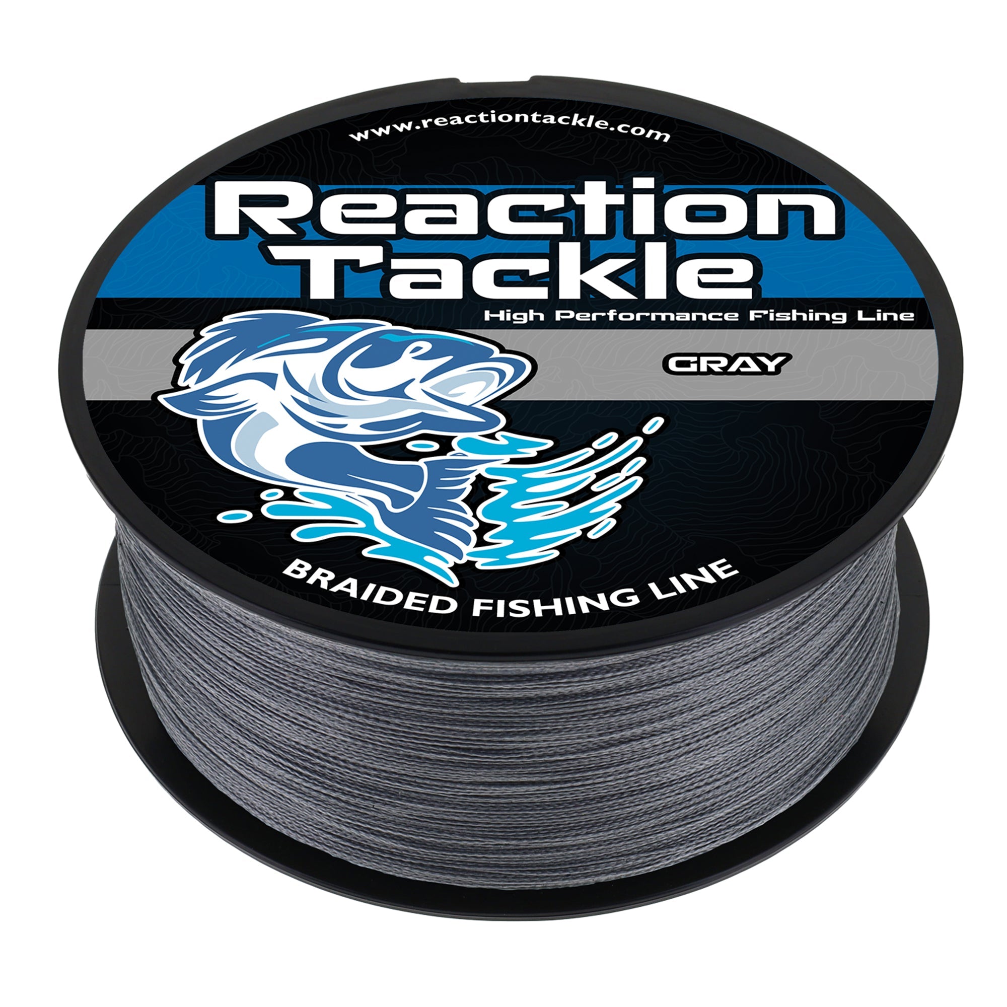 Línea de pesca trenzada Reaction Tackle - Gris