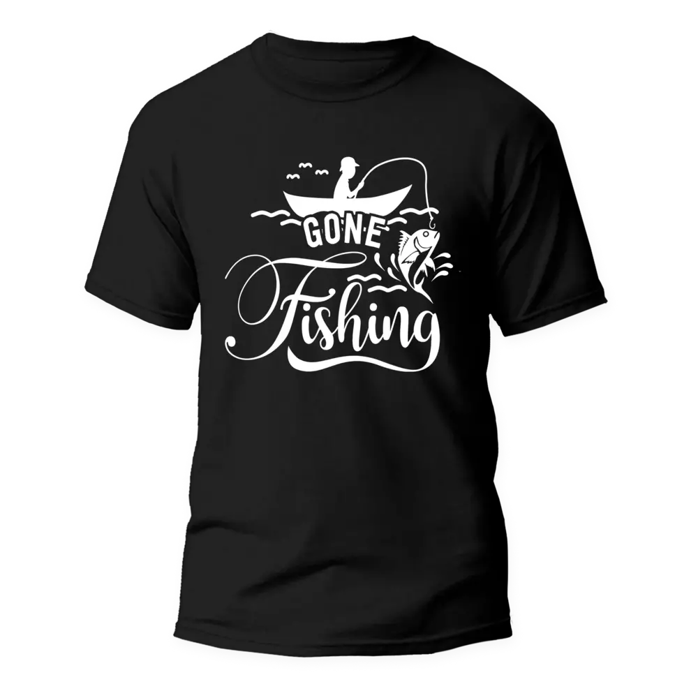 Camiseta unisex "Gone Fishing"