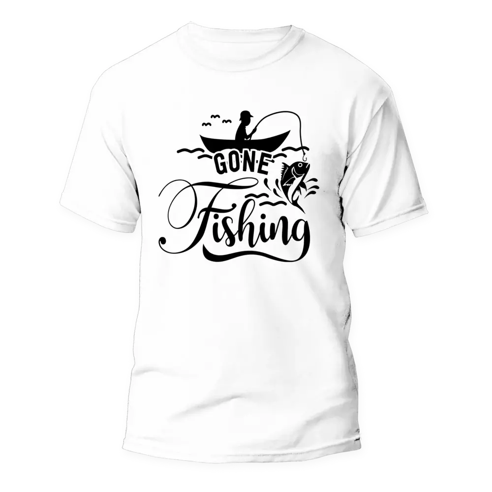 Camiseta unisex "Gone Fishing"