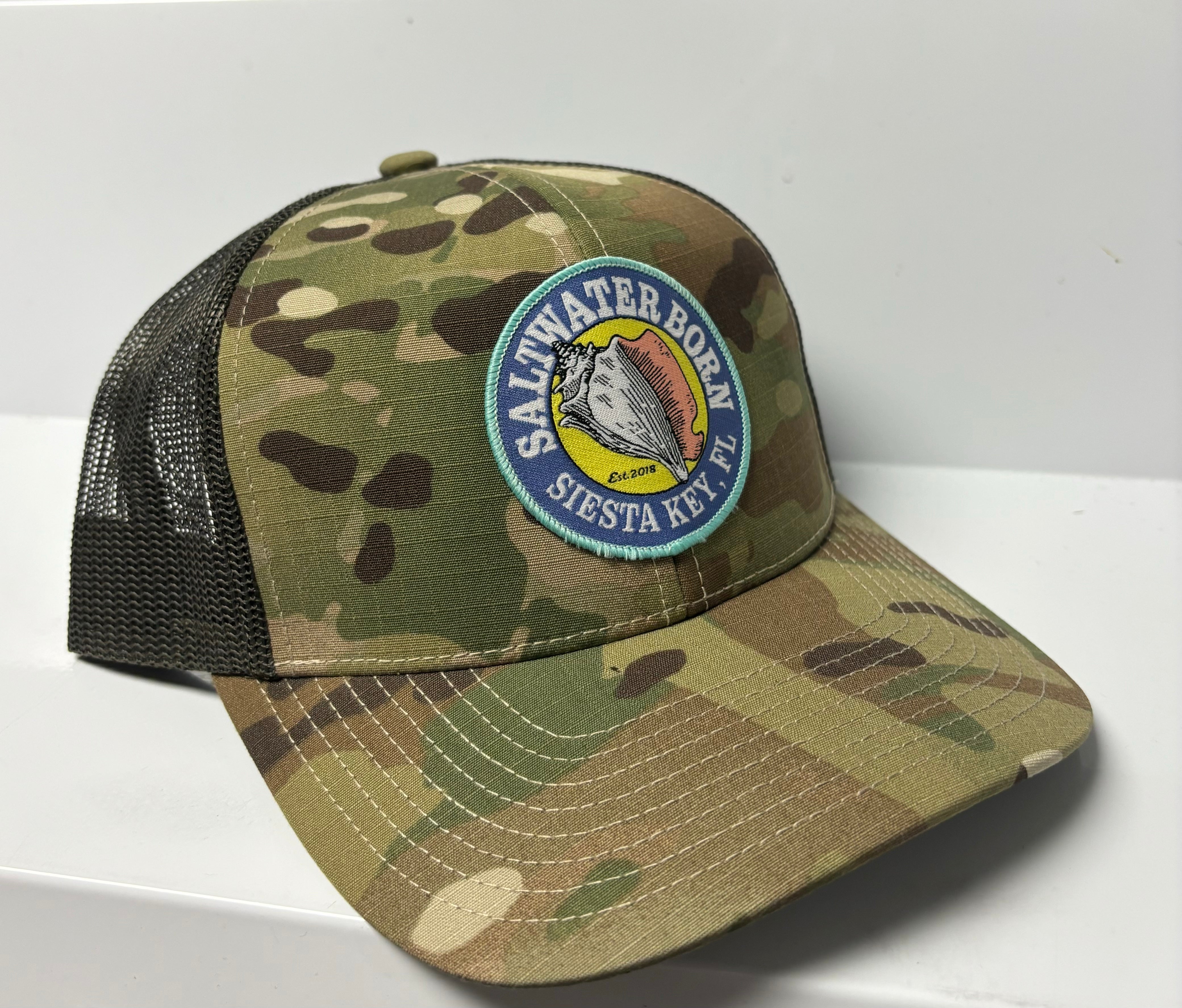 Siesta Key, FL Structured Mesh Trucker Hat