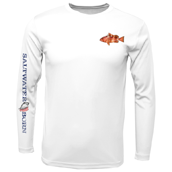 Clean Grouper Long Sleeve UPF 50+ Dry-Fit Shirt