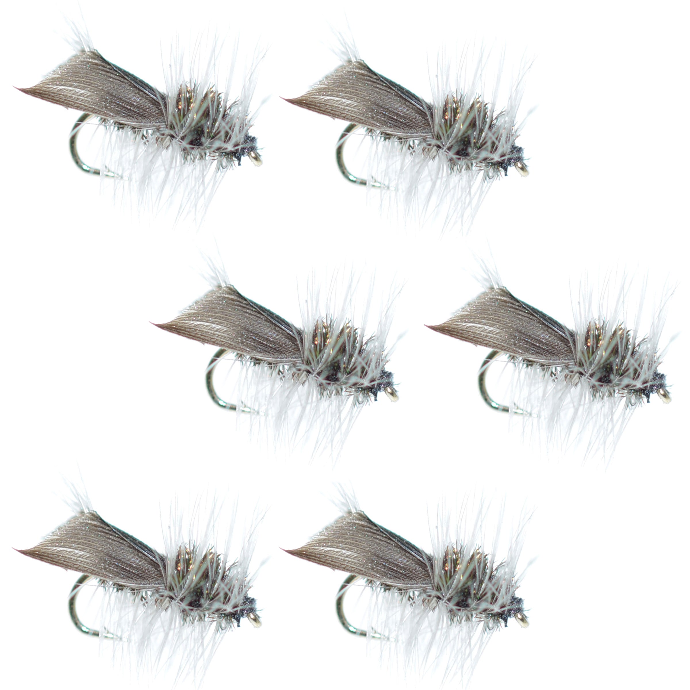 Mosca seca Hemingway Caddis - 6 moscas, anzuelo tamaño 16