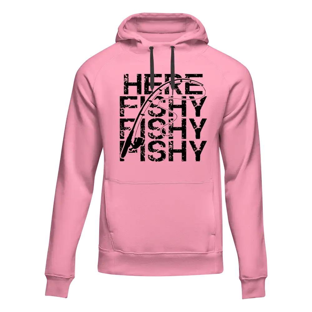Sudadera unisex con capucha "Here Fishy Fishy"