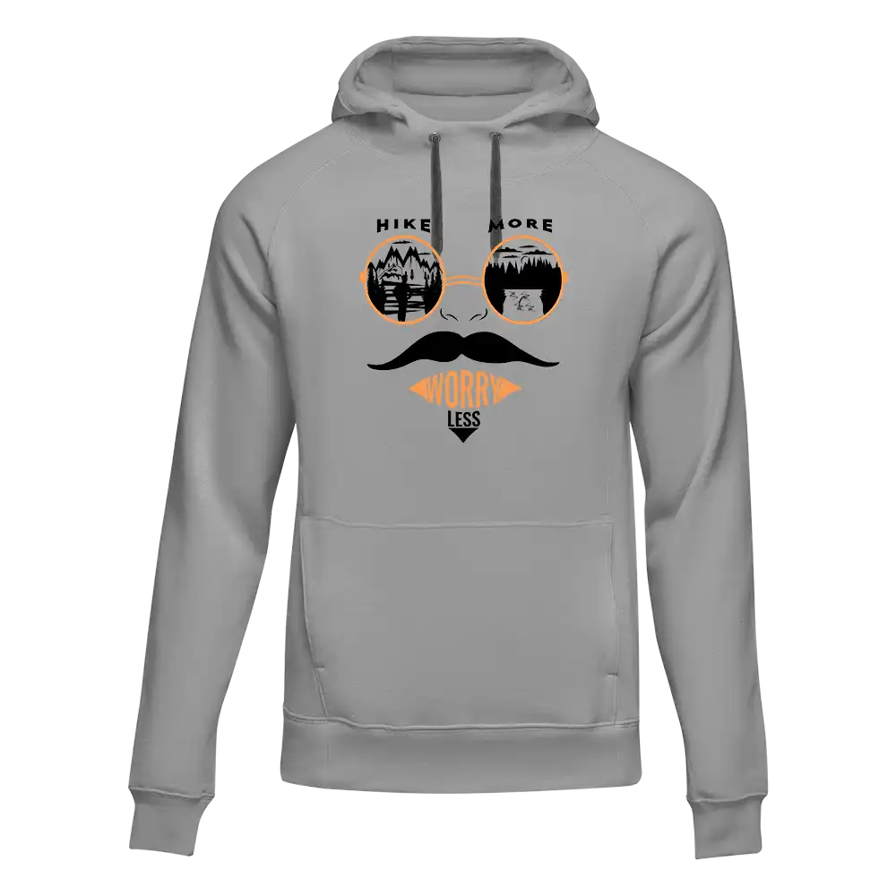 Sweat à capuche unisexe « Hike More Worry Less »