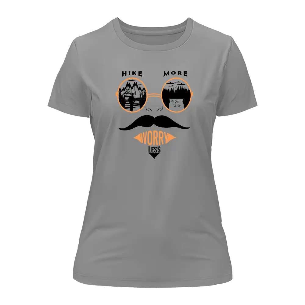 Hike More Worry Less T-Shirt for Women