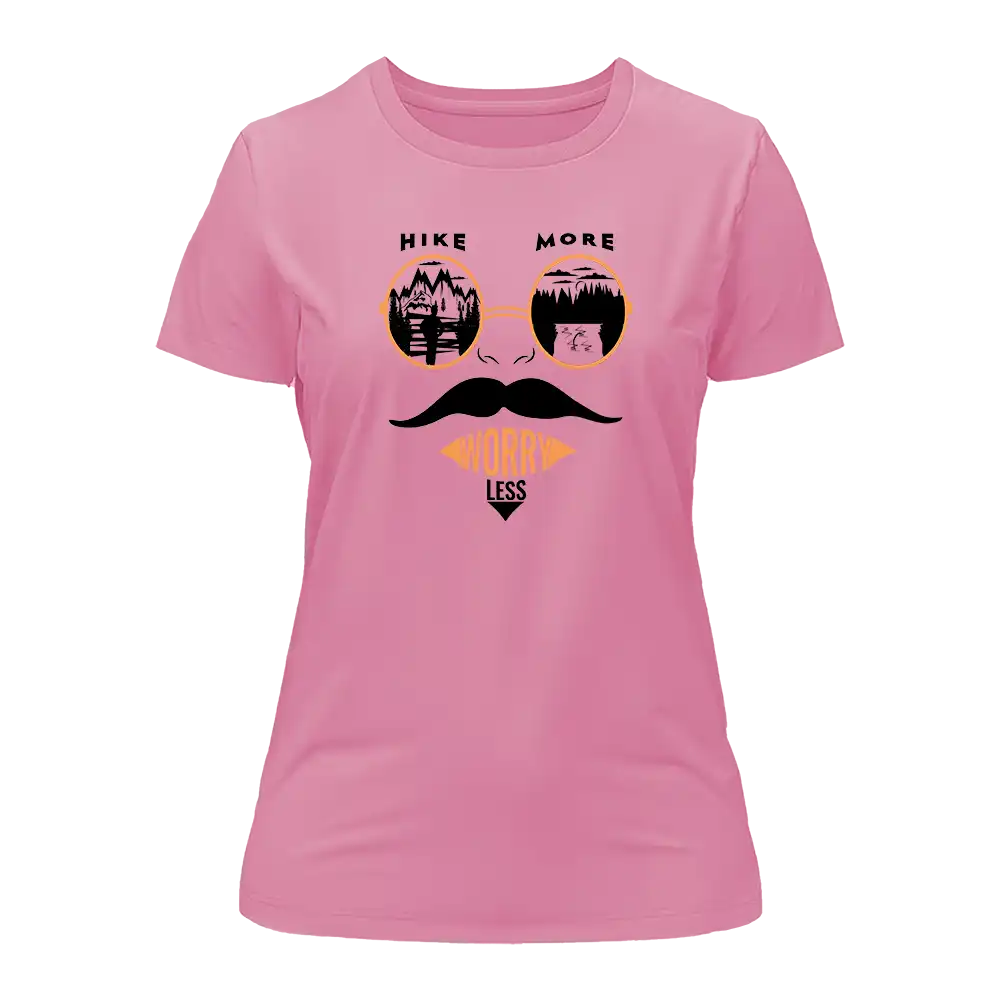 T-shirt « Hike More Worry Less » pour femme