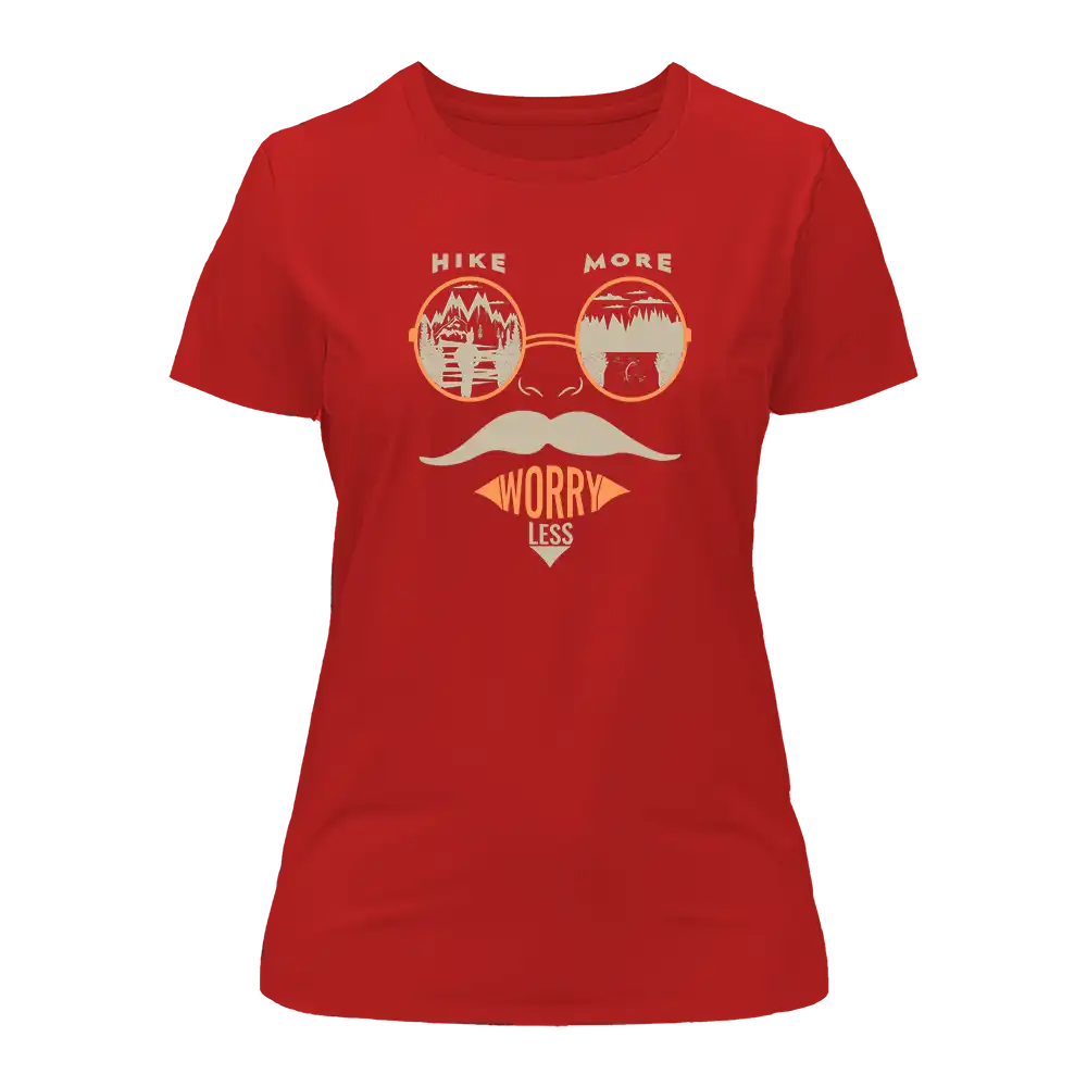 Hike More Worry Less T-Shirt for Women