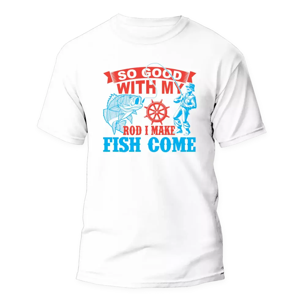 T-shirt « Je fais venir le poisson »