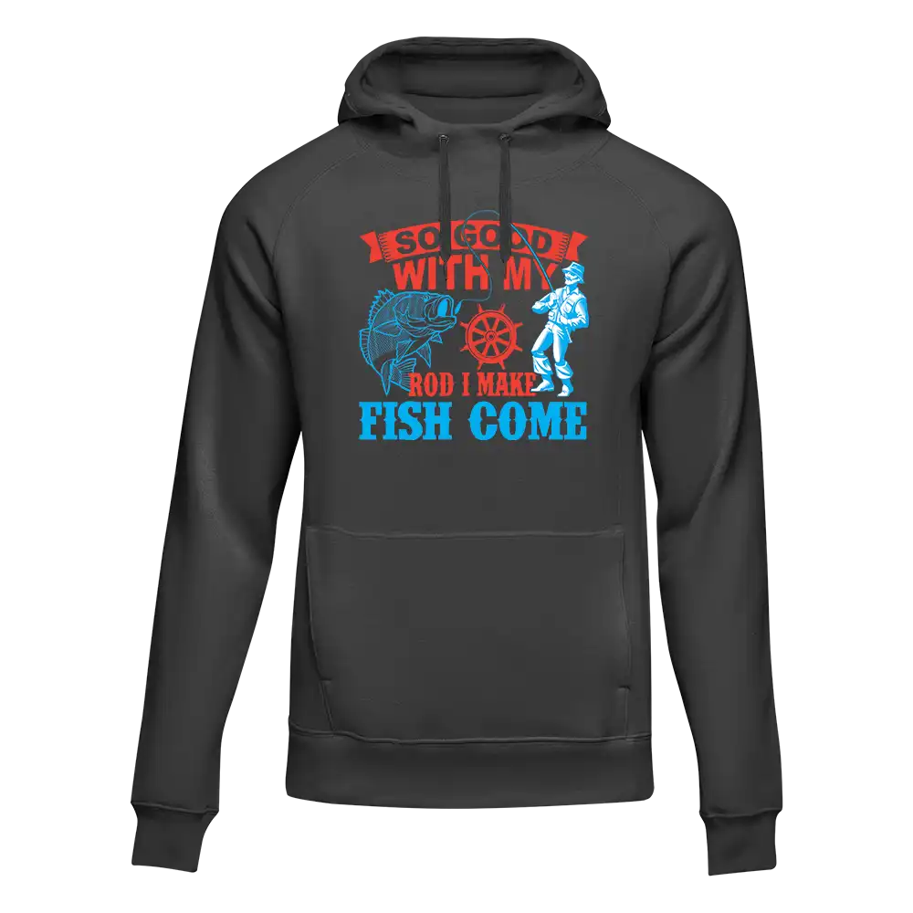 Sudadera unisex "Hago que los peces vengan"