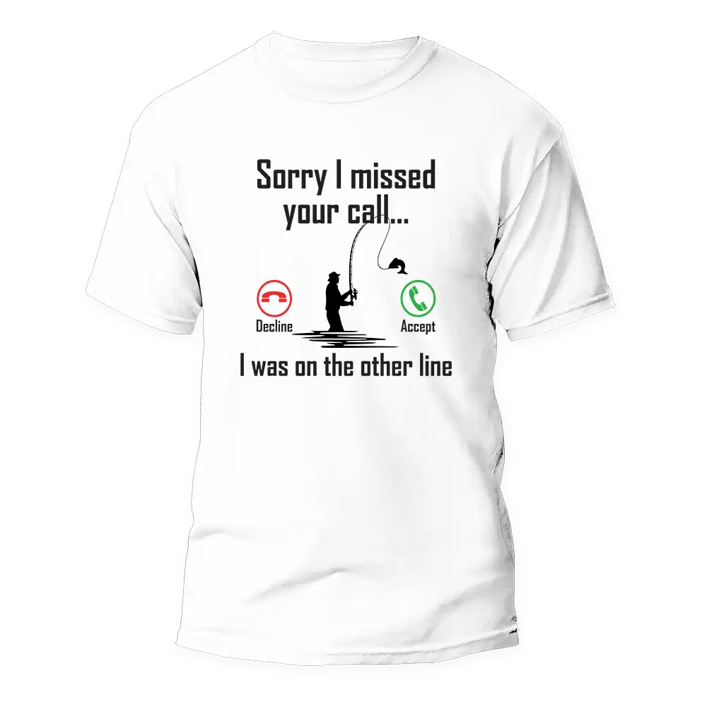 T-shirt homme « J'étais sur une autre ligne » v2