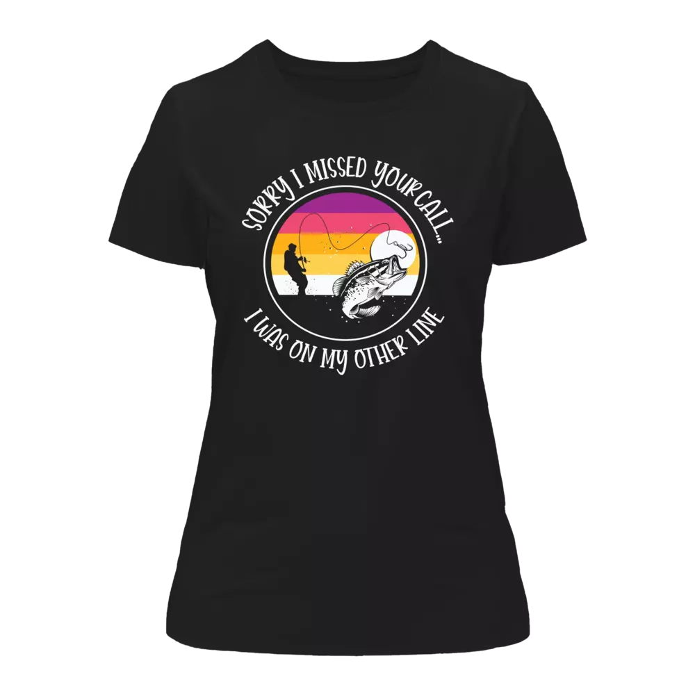 T-shirt « J'étais sur une autre ligne » pour femme