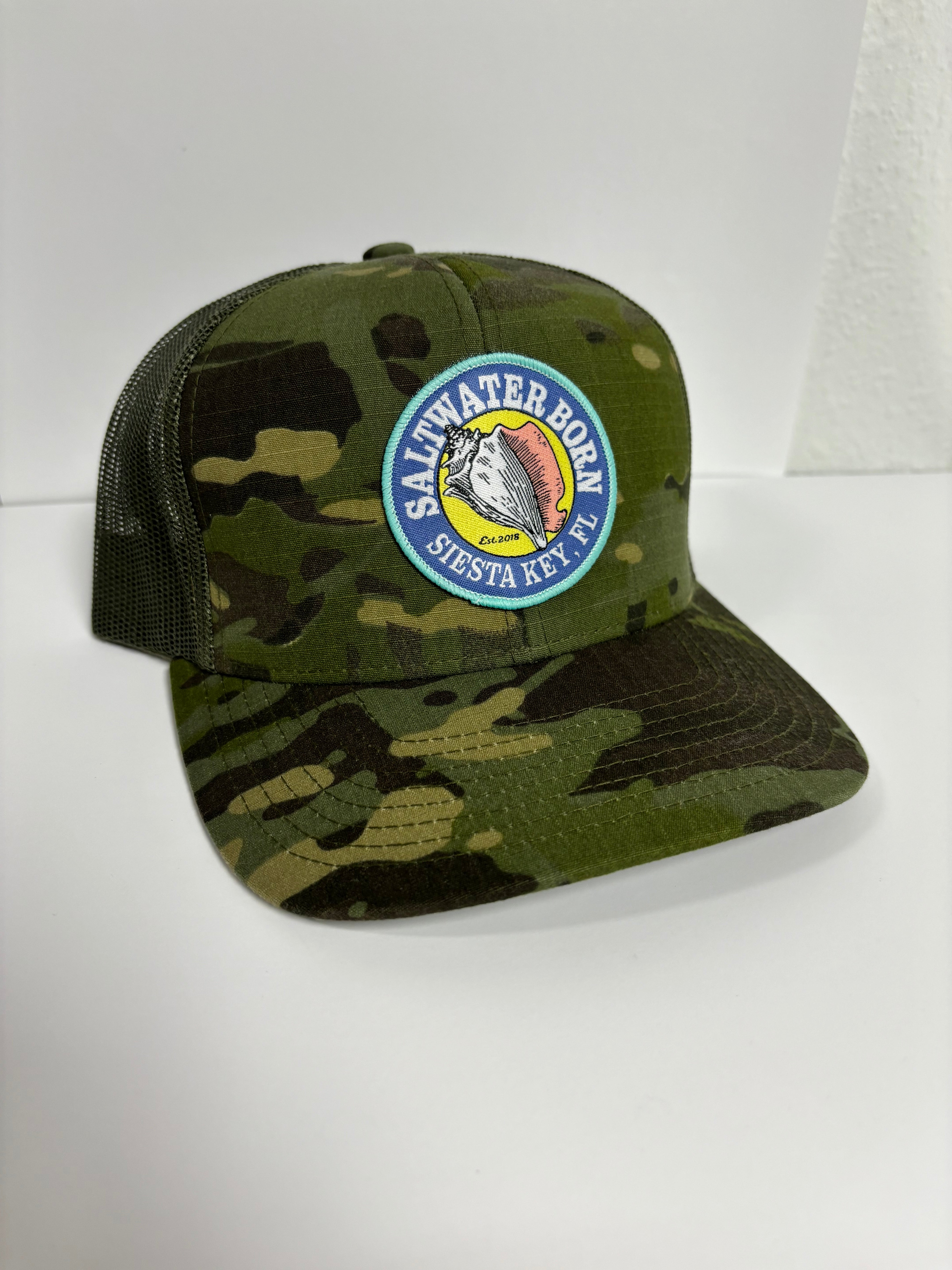 Siesta Key, FL Structured Mesh Trucker Hat