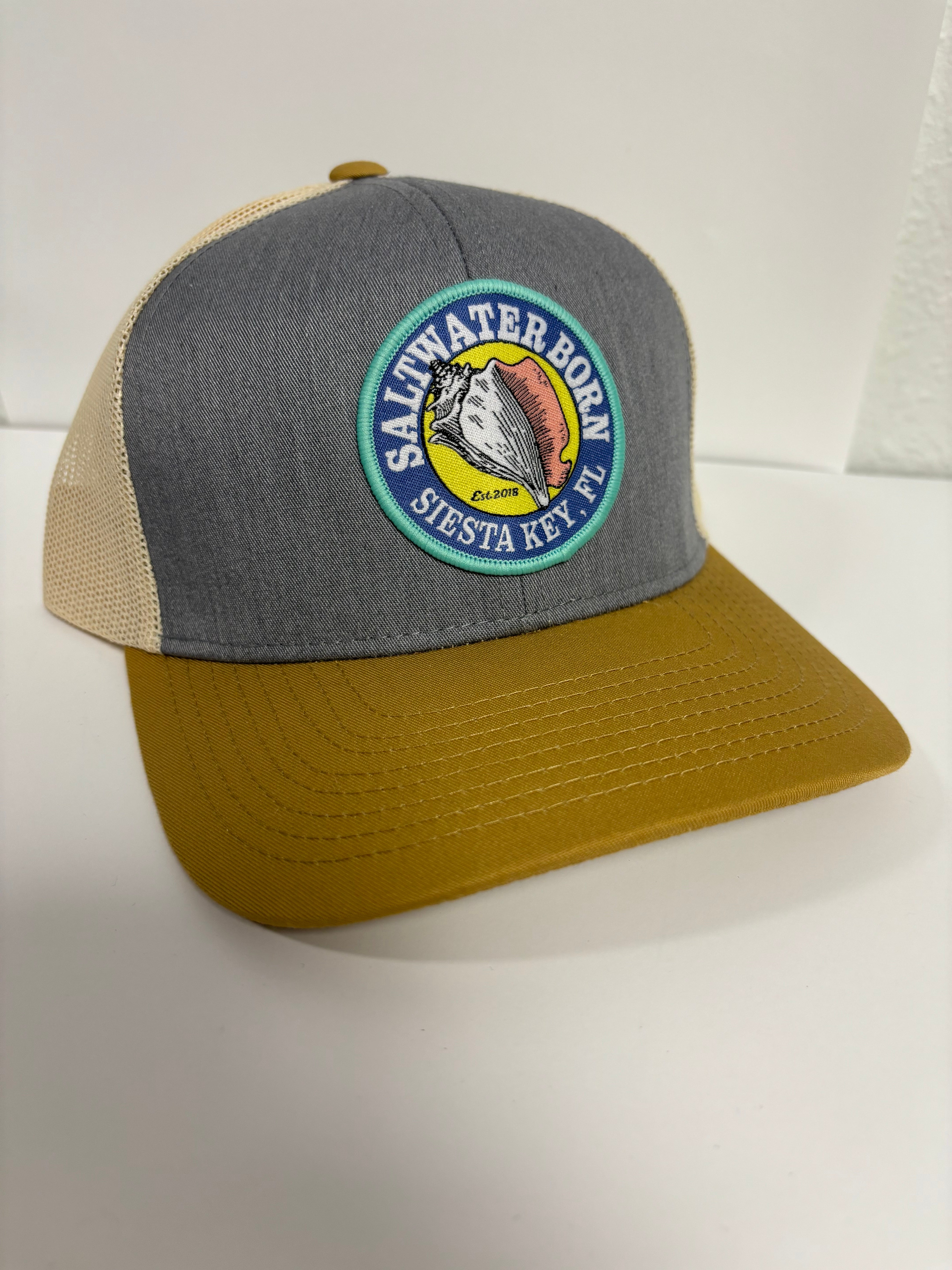Siesta Key, FL Structured Mesh Trucker Hat