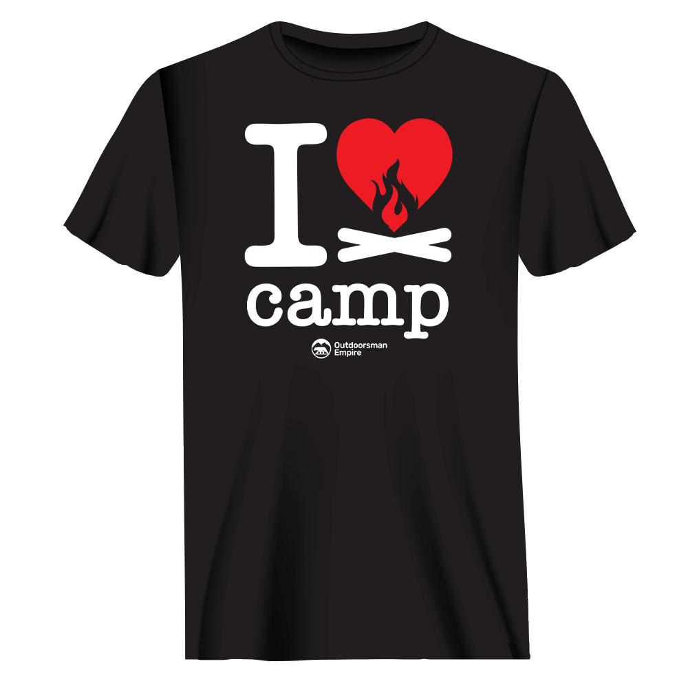 T-shirt « J'aime le camp » pour homme