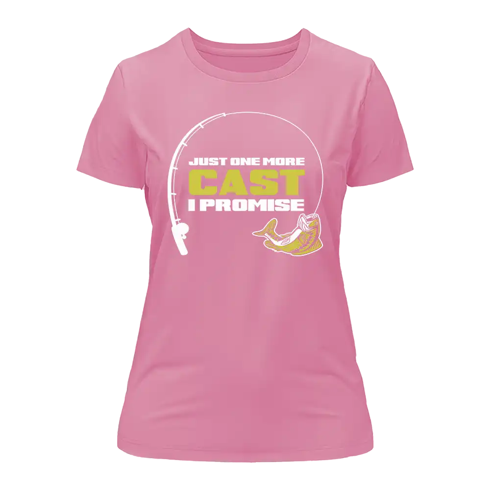 Camiseta "Just One More Cast" para mujer