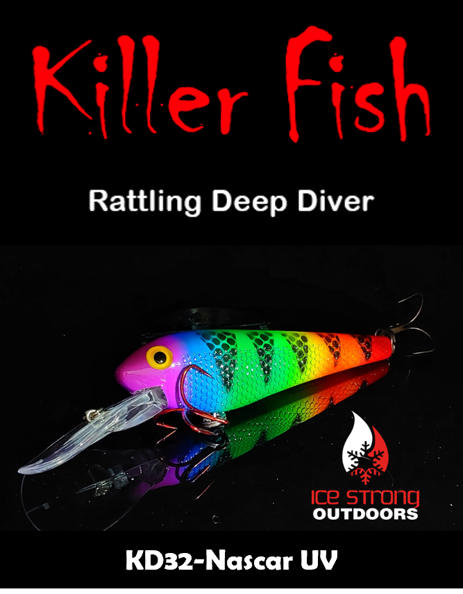 NEW JUNE 2025 - Killer Fish - Rattling DEEP Diver UV