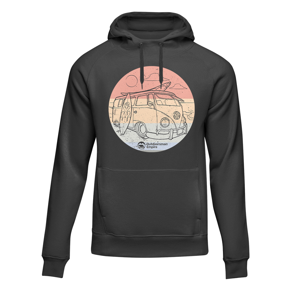 Sweat à capuche polaire Kombi Camping pour adulte