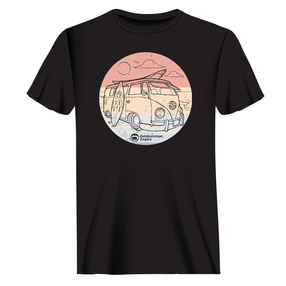 T-shirt de camping Kombi pour homme