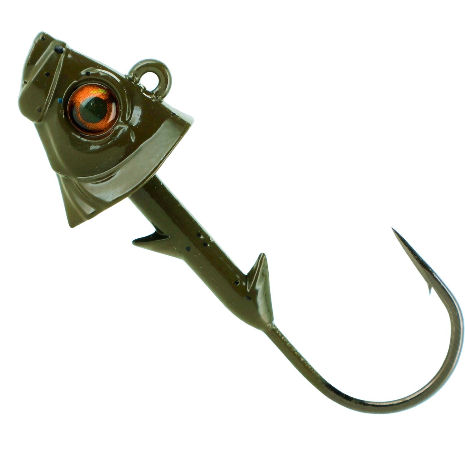 Jigs de cabeza de pez con plomo Reaction Tackle - Paquete de 5 - Nuevo