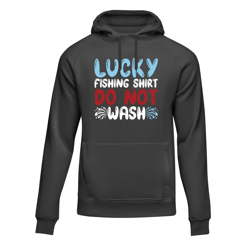 Sweat à capuche unisexe Lucky Fishing Shirt