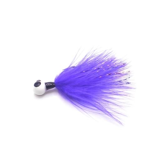 Purple Marabou Tungsten Jig