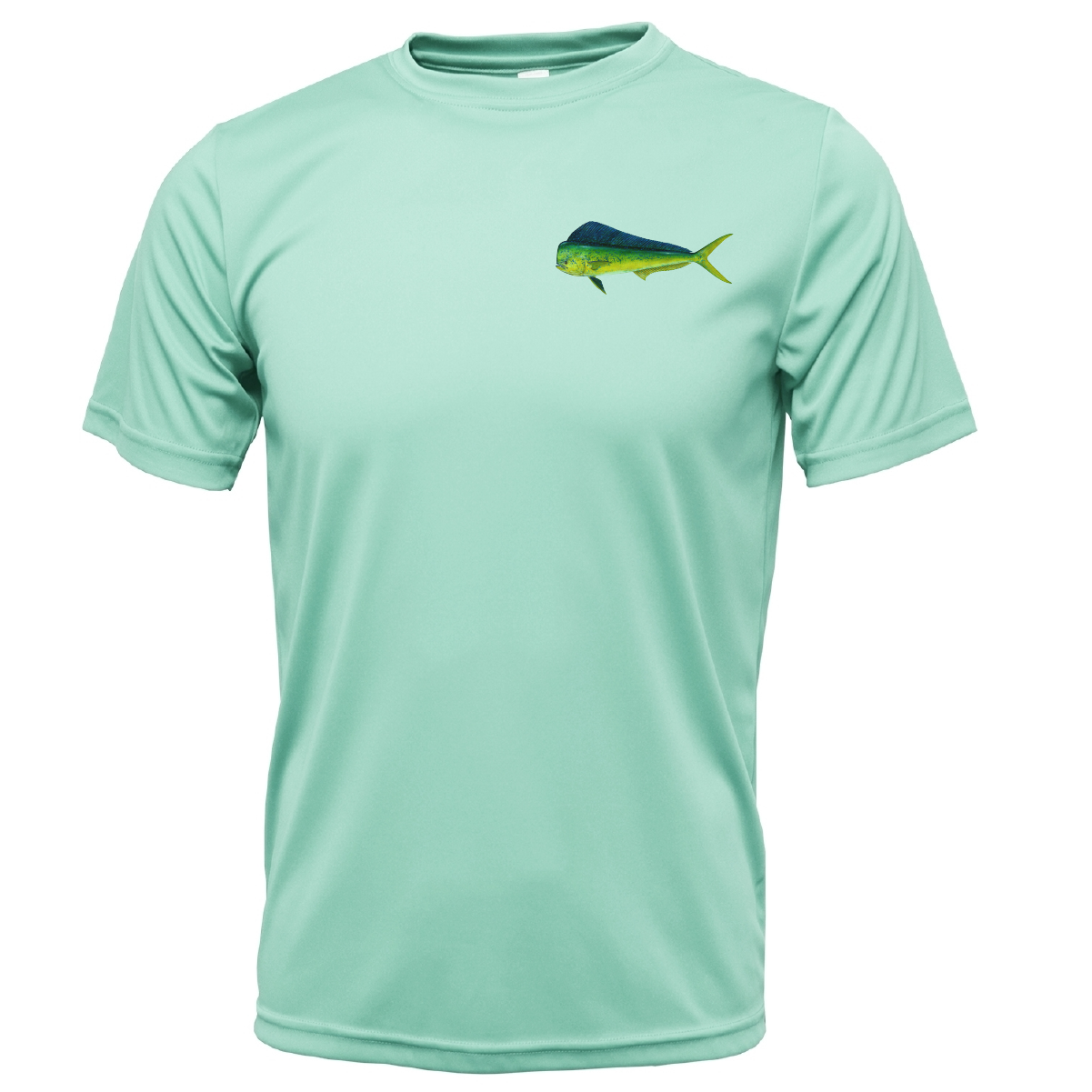 Key West, FL Mahi on Chest Short Sleeve UPF 50+ Dry-Fit Shirt