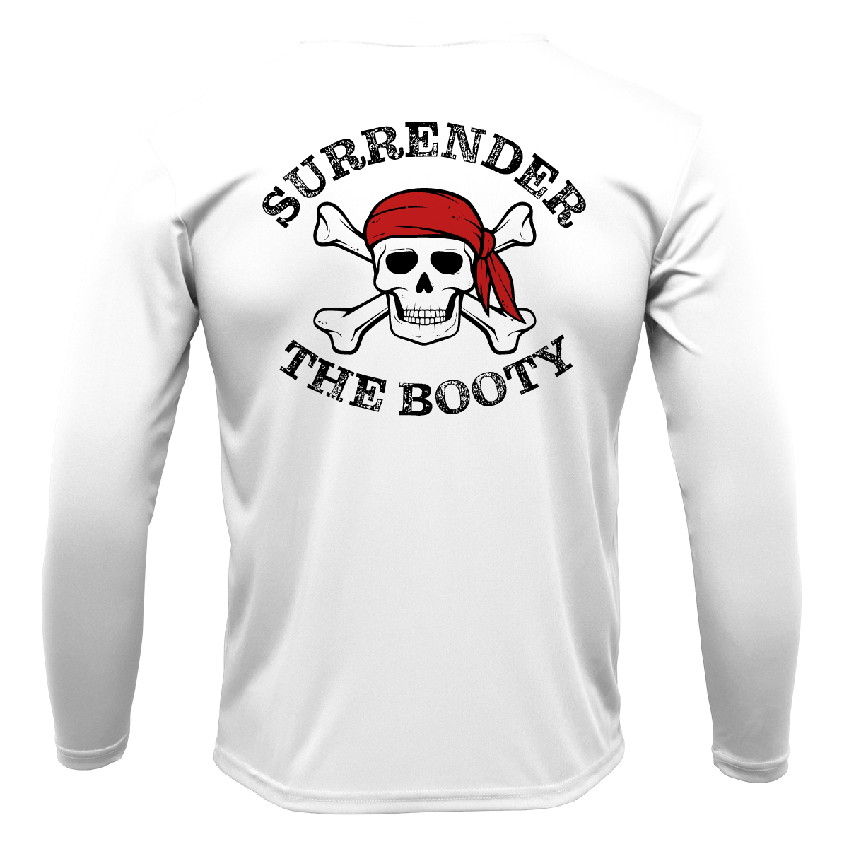 Florida Freshwater Born "Surrender The Booty" Men's Long Sleeve UPF 50+ Dry-Fit Shirt