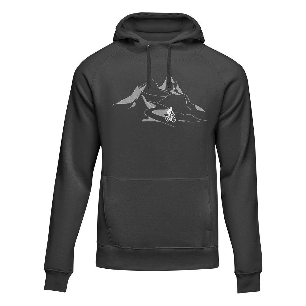 Sweat-shirt à capuche polaire pour adulte, idéal pour le cyclisme en montagne