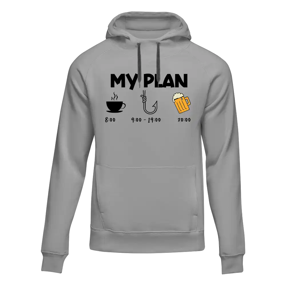 Sweat à capuche unisexe My Fishing Plan