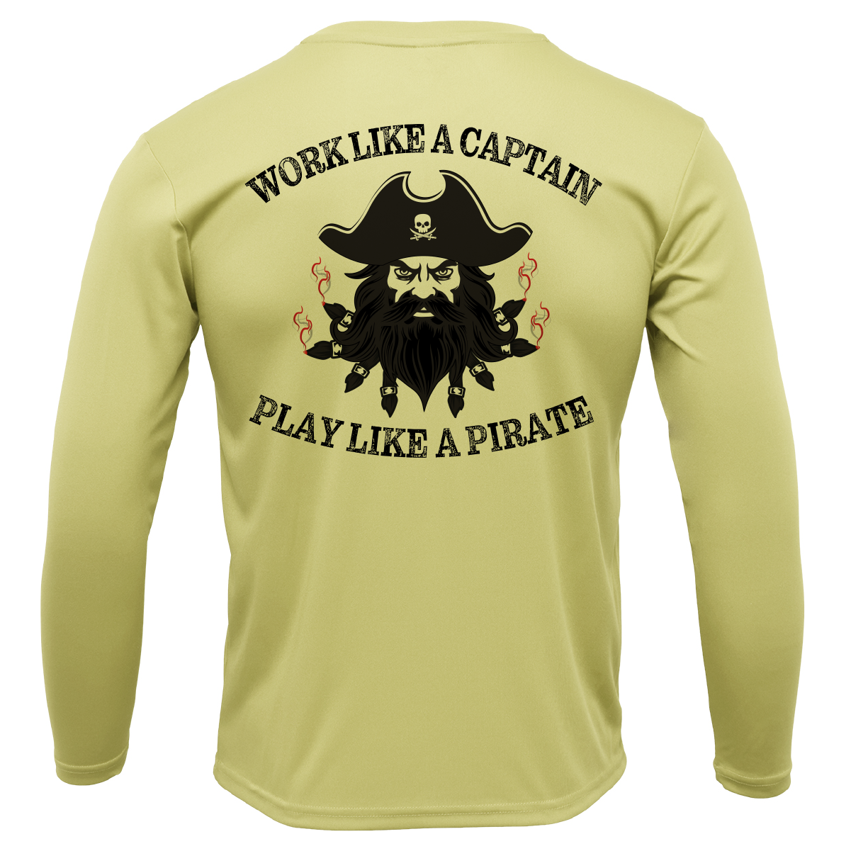 Saltwater Born Blackbeard Long Sleeve UPF 50+ Dry-Fit Shirt