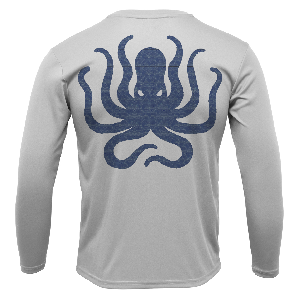 Freshwater Born "Live Love Lake" Kraken Men's Long Sleeve UPF 50+ Dry-Fit Shirt