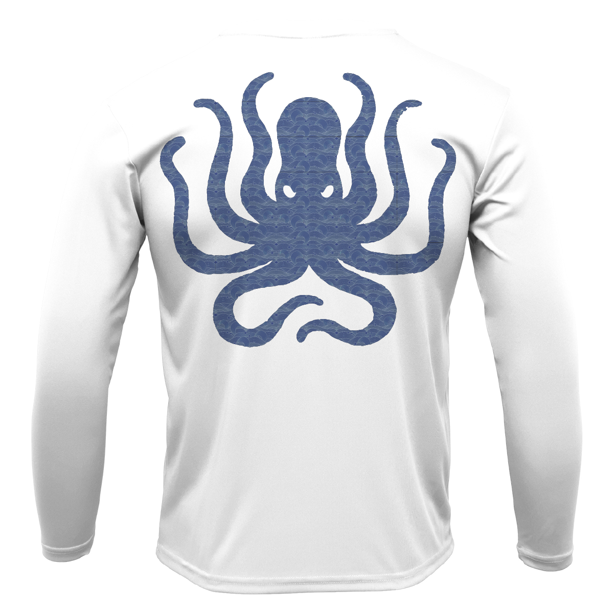 Freshwater Born "Live Love Lake" Kraken Men's Long Sleeve UPF 50+ Dry-Fit Shirt