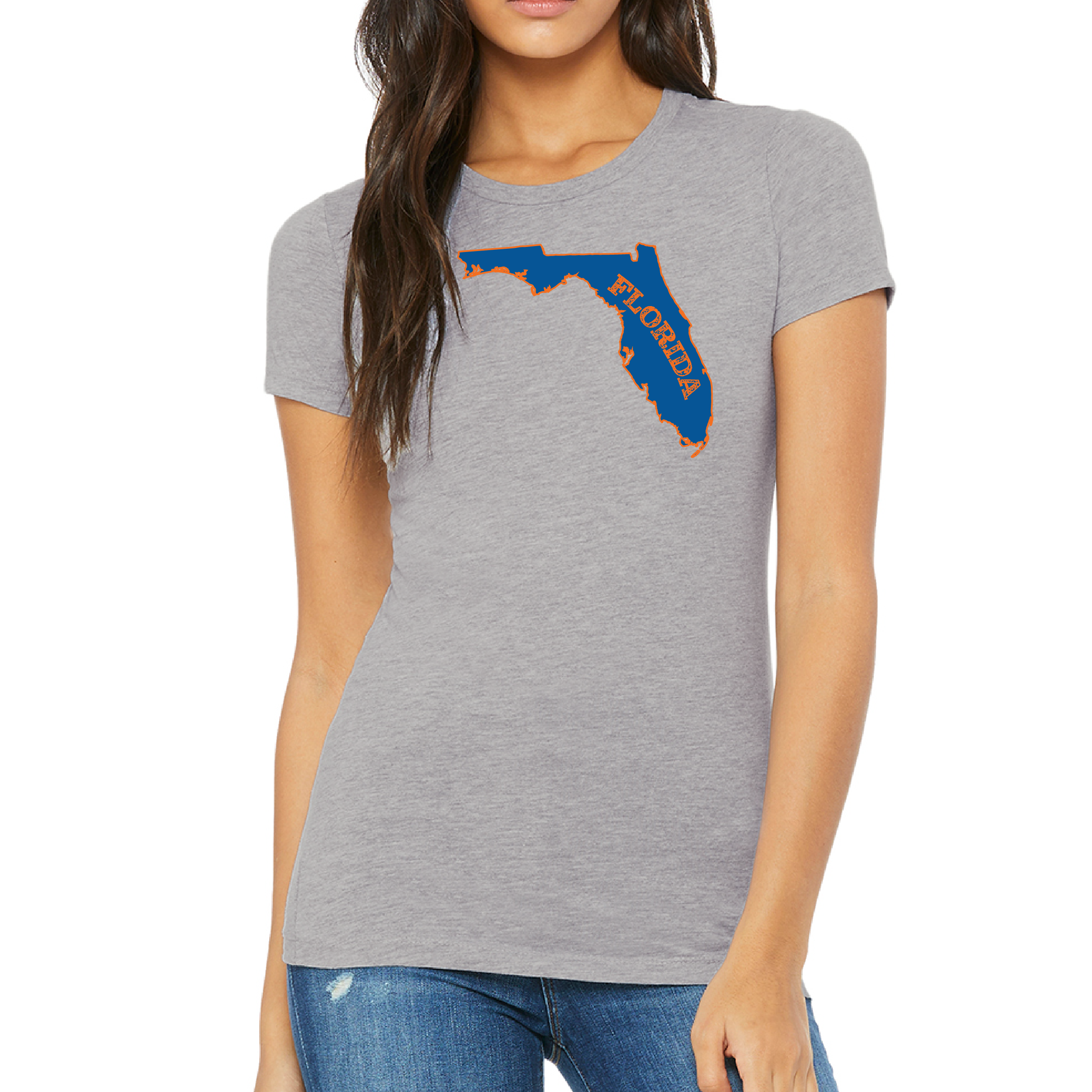 Orange and Blue Tee