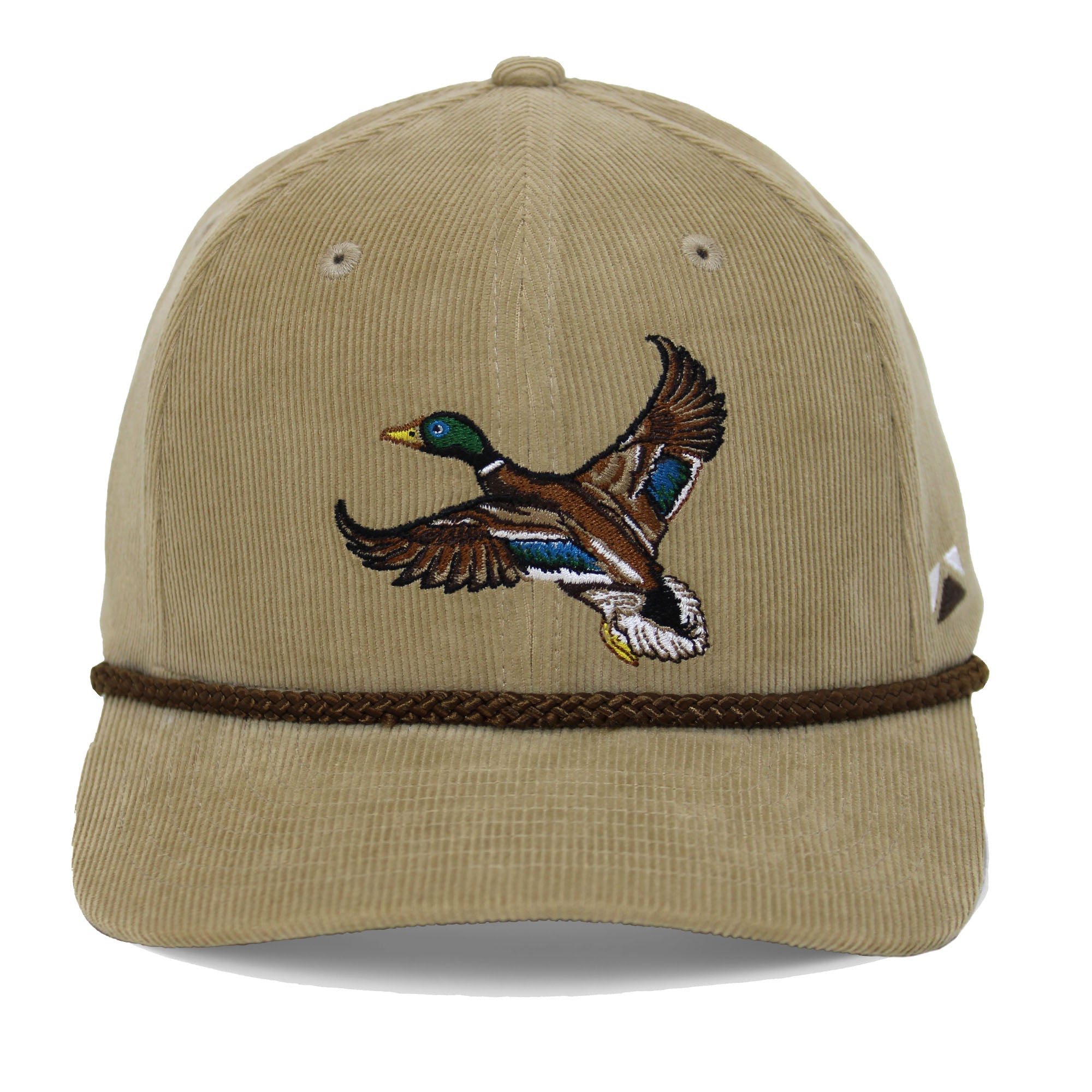 Casquette de performance 6 panneaux en velours côtelé Mallard Drake