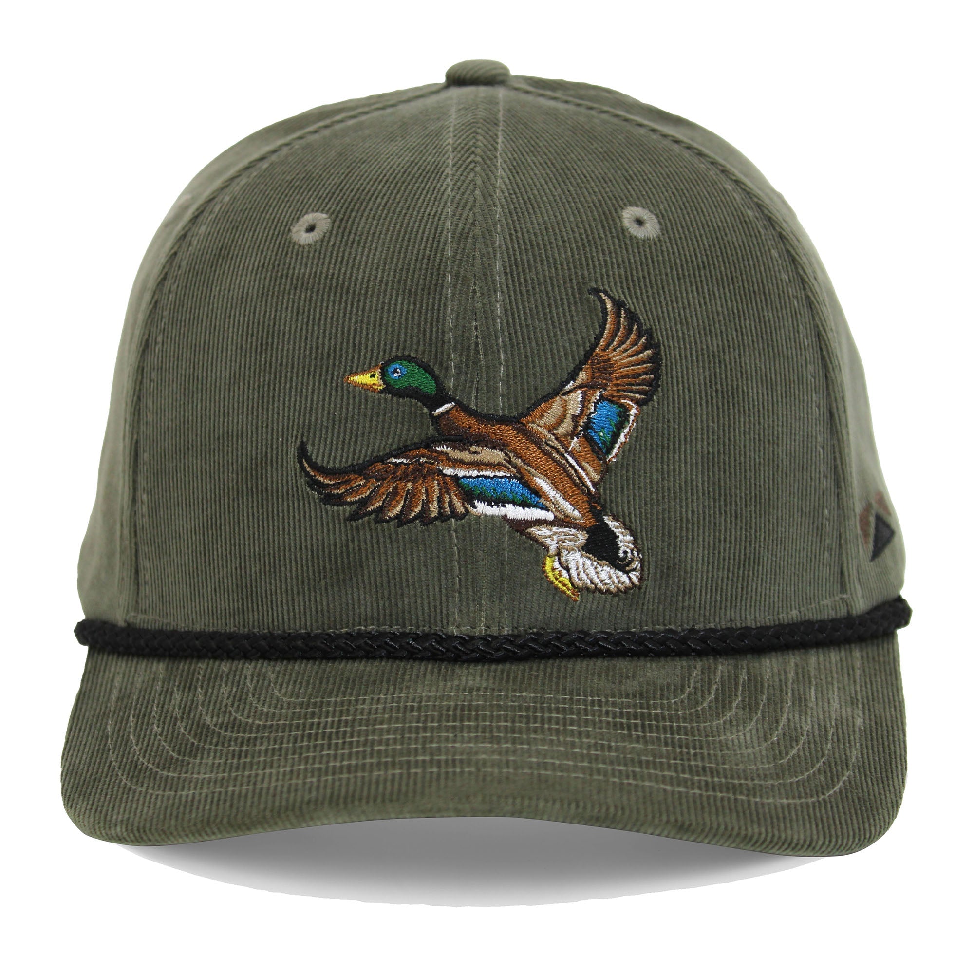 Casquette de performance 6 panneaux en velours côtelé Mallard Drake