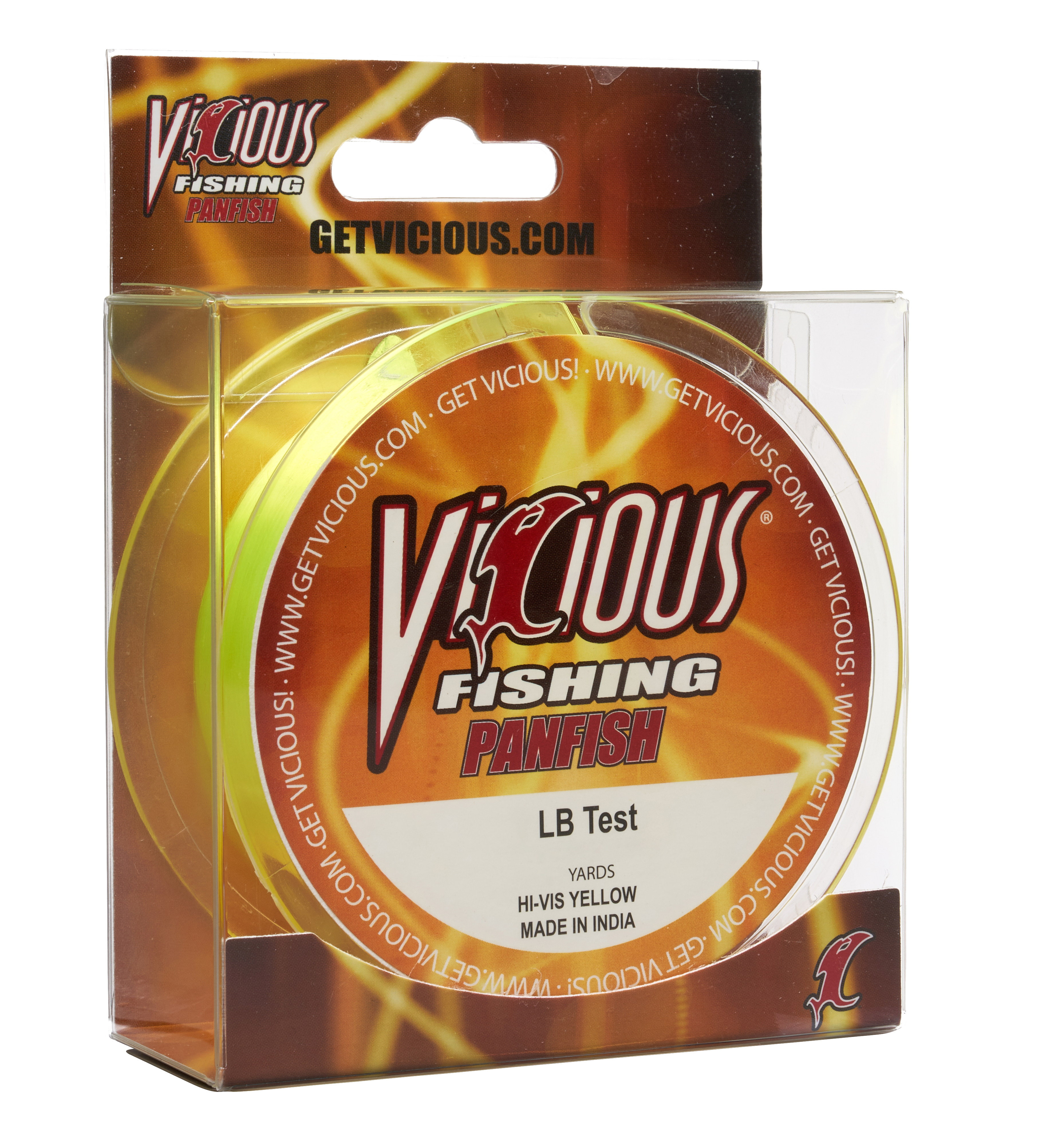 Vicious Panfish Hi-Vis Yellow Mono - 8 Lb Test