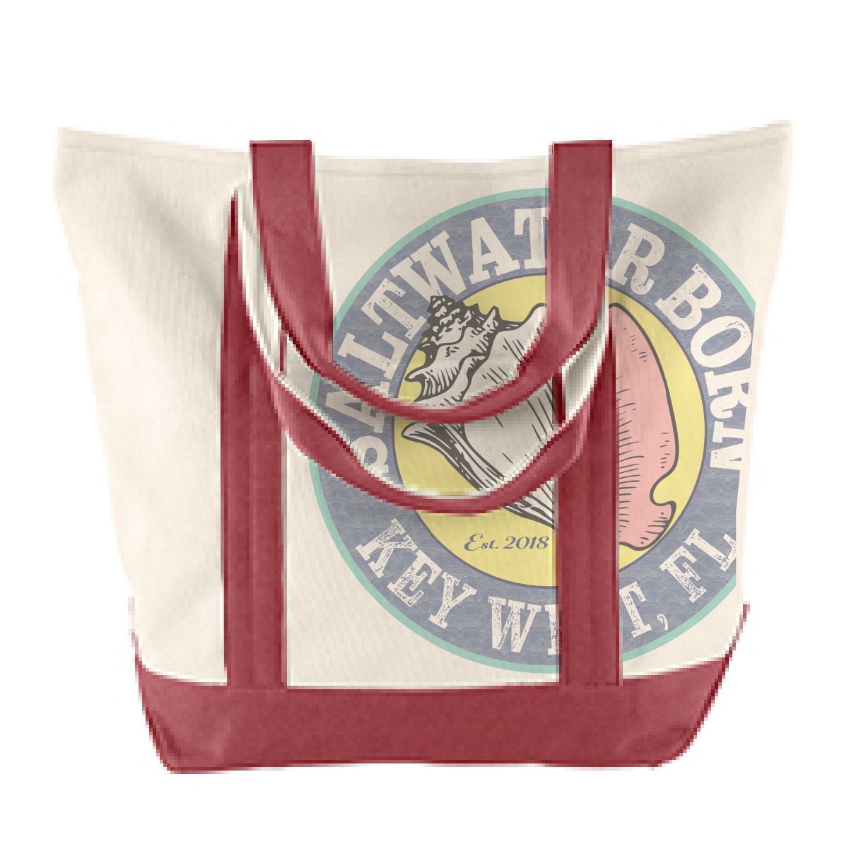 Saltwater Born Canvas Tote
