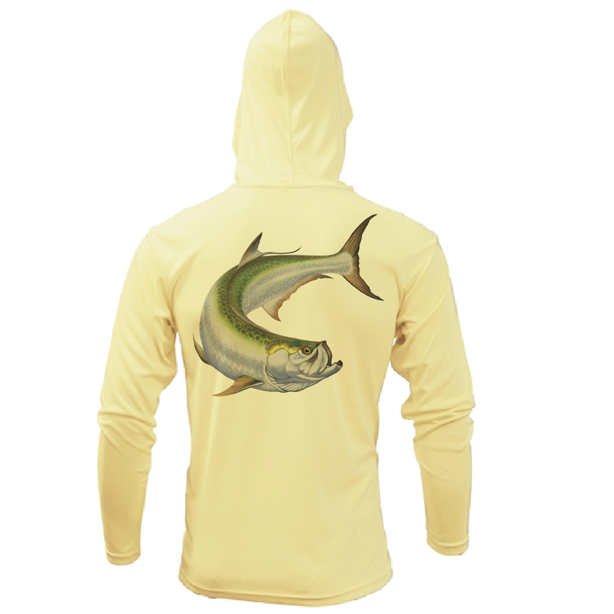 Boca Grande, FL Action Tarpon Long Sleeve UPF 50+ Dry-Fit Hoodie
