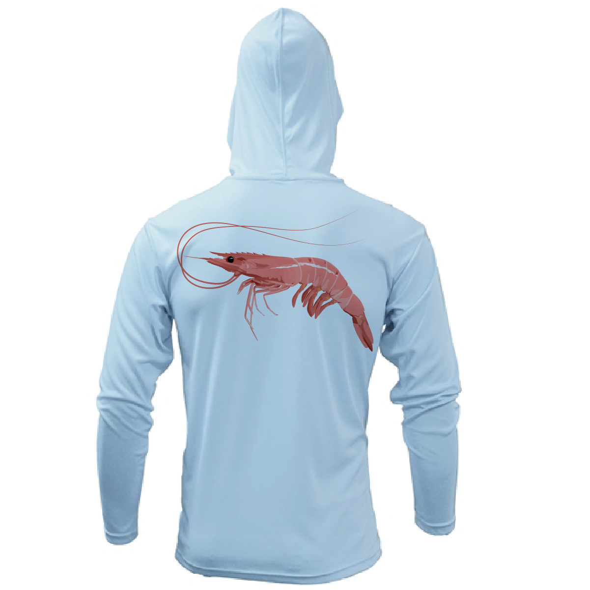 Key West, FL Jumbo Shrimp Long Sleeve UPF 50+ Dry-Fit Hoodie