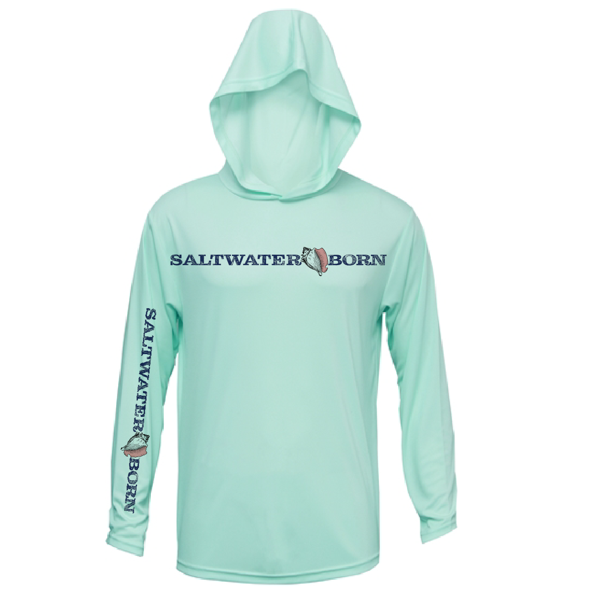 Key West, FL Linear Logo Long Sleeve UPF 50+ Dry-Fit Hoodie