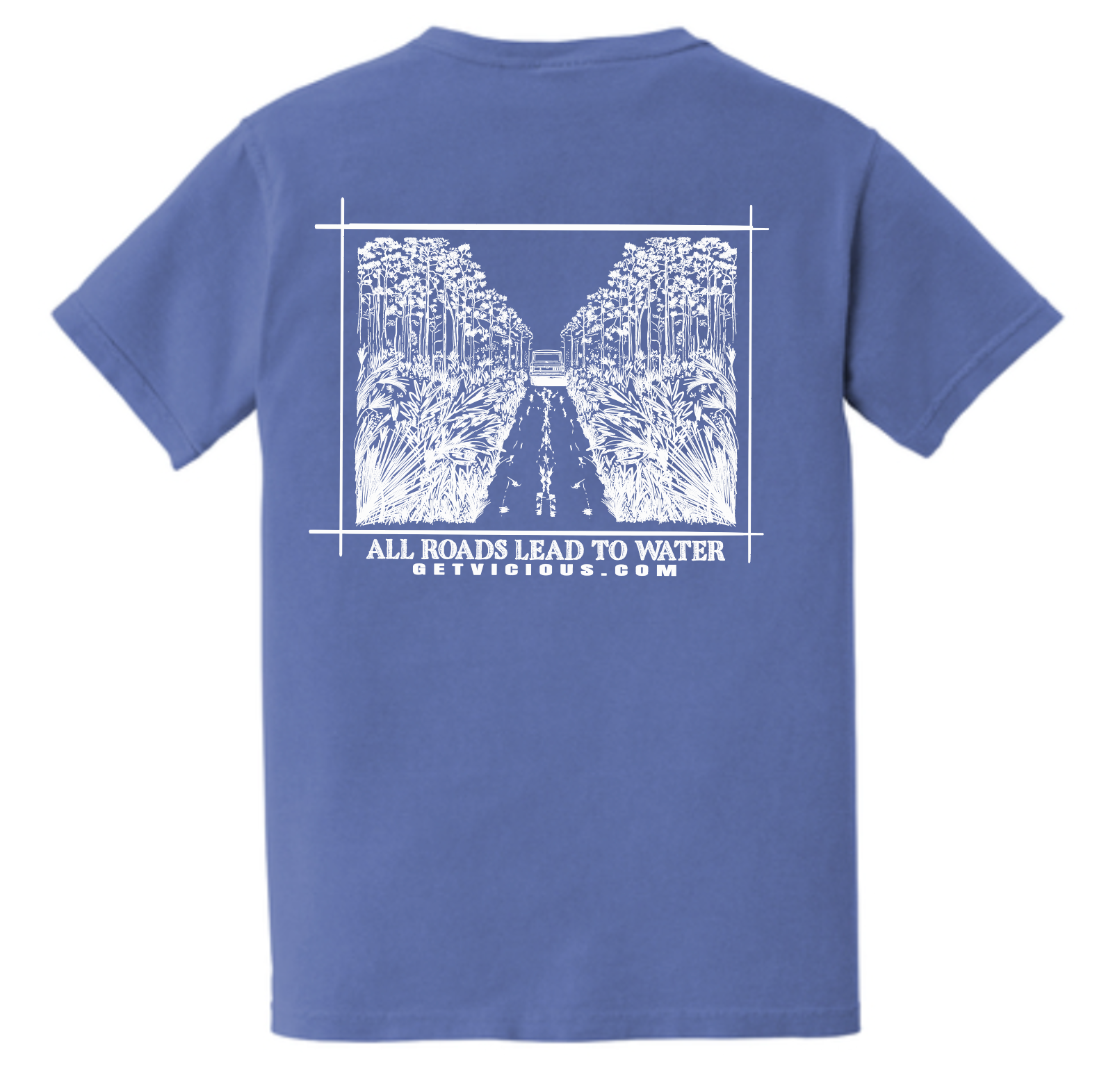 Tous les chemins mènent au tee-shirt d'eau