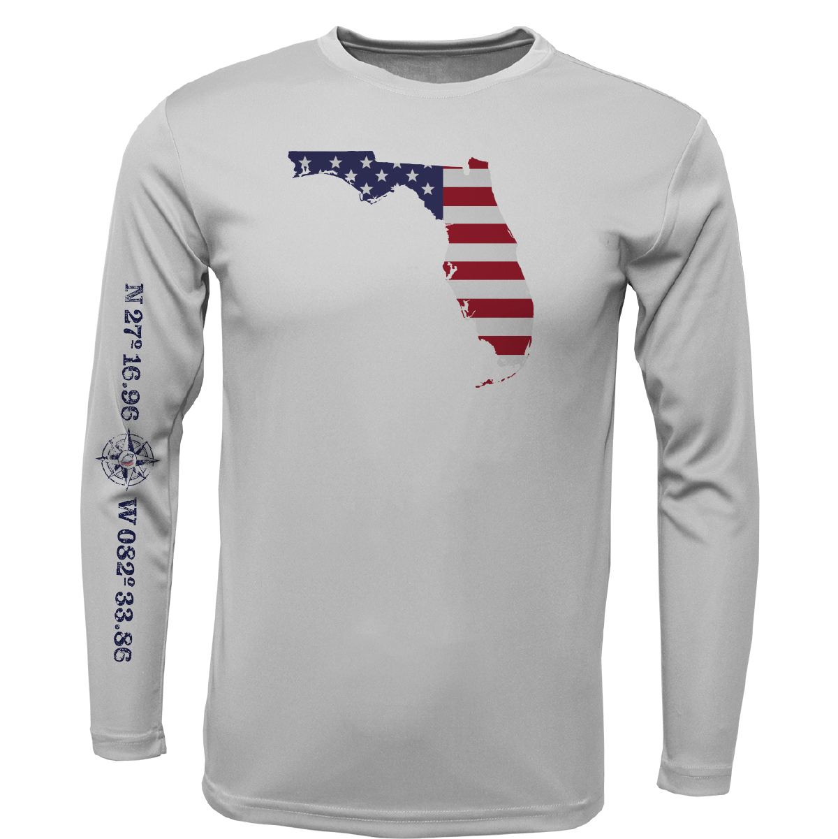Siesta Key, FL Florida USA Long Sleeve UPF 50+ Dry-Fit Shirt