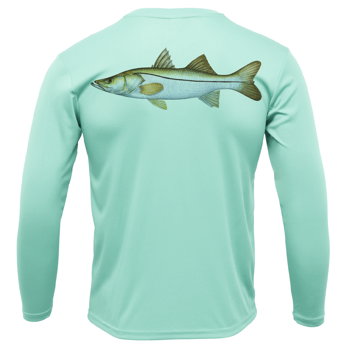 Siesta Key, FL Snook Men's Long Sleeve UPF 50+ Dry-Fit Shirt