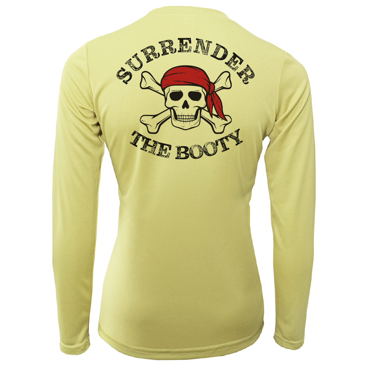 Texas Freshwater Born "Surrender The Booty" Women's Long Sleeve UPF 50+ Dry-Fit Shirt
